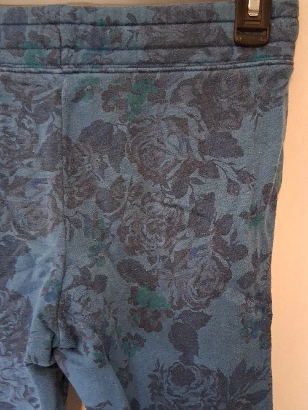 Old Navy Girls Blue Floral Paisley Jogger Sweatpants Size L (10-12